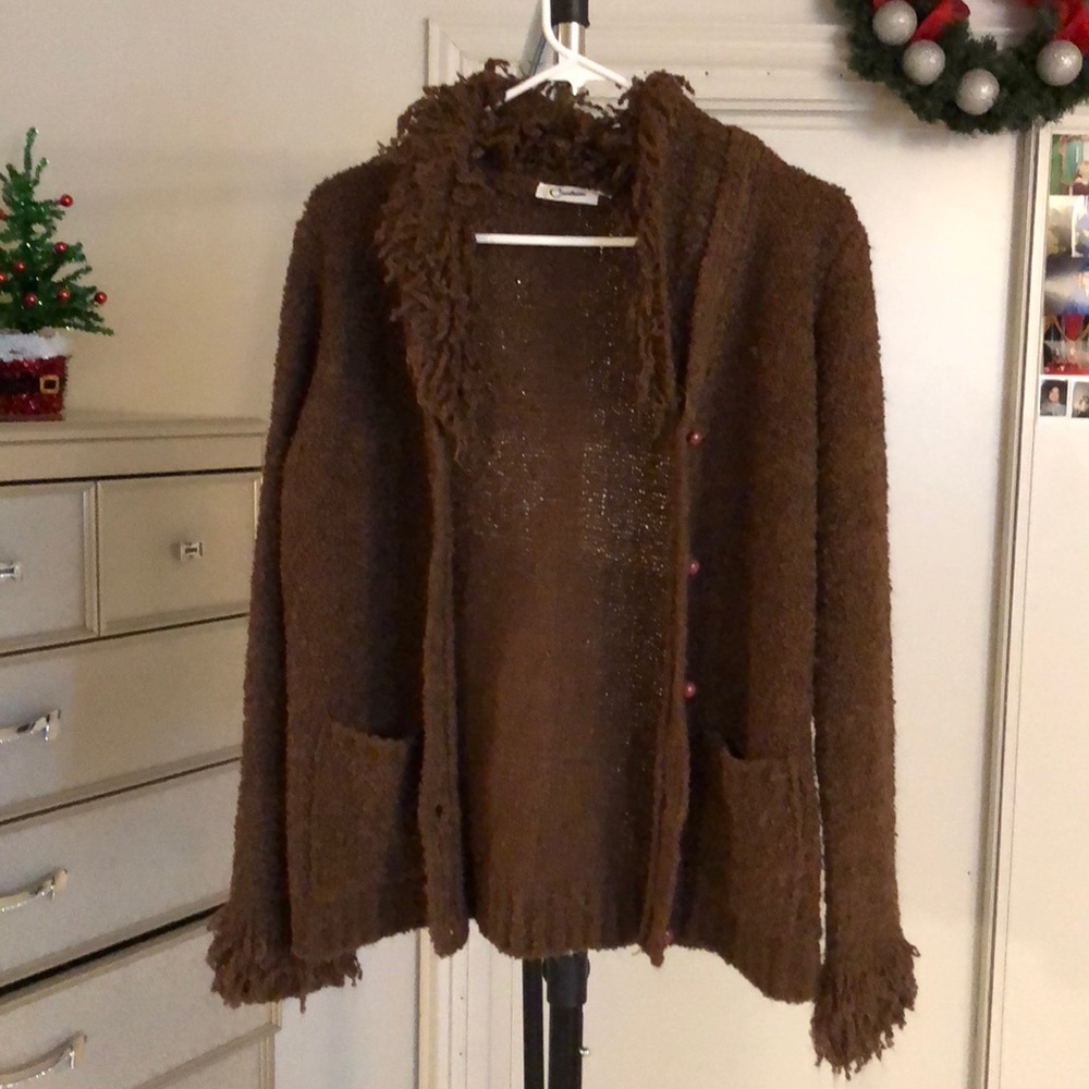 *on hold* Carducci brown sweater cardigan